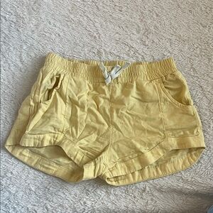Billabong Yellow Athletic Shorts